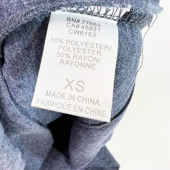 Chaser Sweatshirt Womens XS Gray Lazy Sunday Graphic Long Sleeve Pullover new - Picture 10 of 10